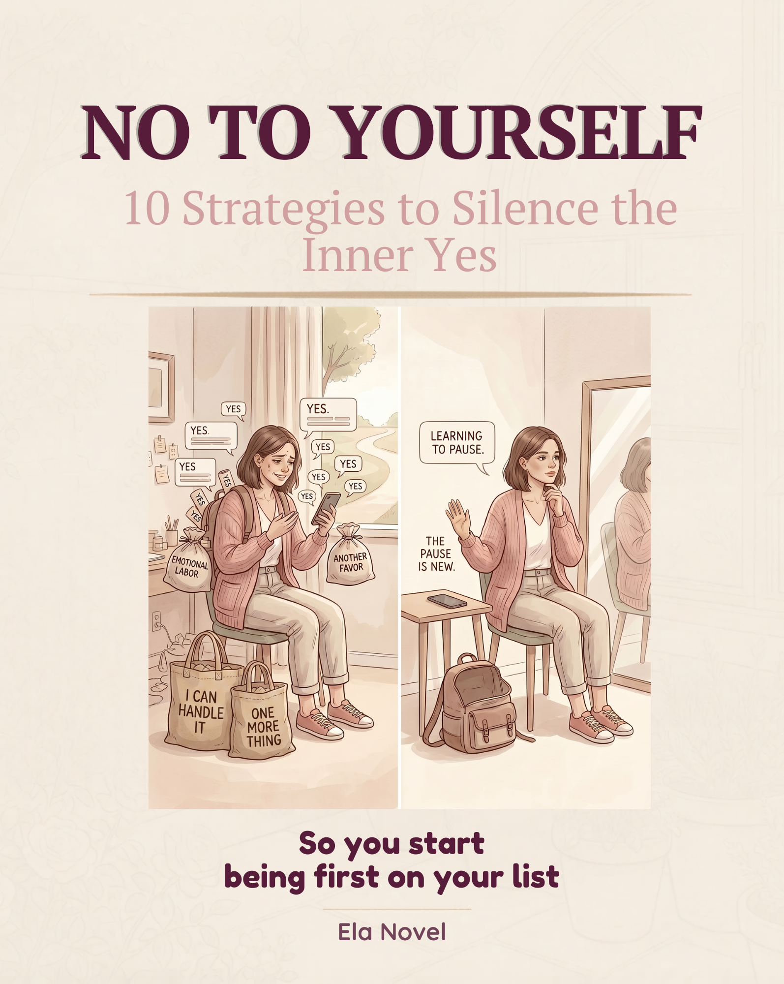 No to Yourself bonus guide cover — 10 Strategies to Silence the Inner Yes